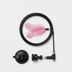 Cat Teaser Toy - Feather Wand