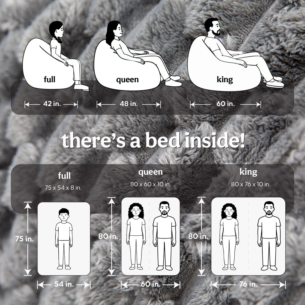Adult Bean Bag Chair - King - NEST Cloud