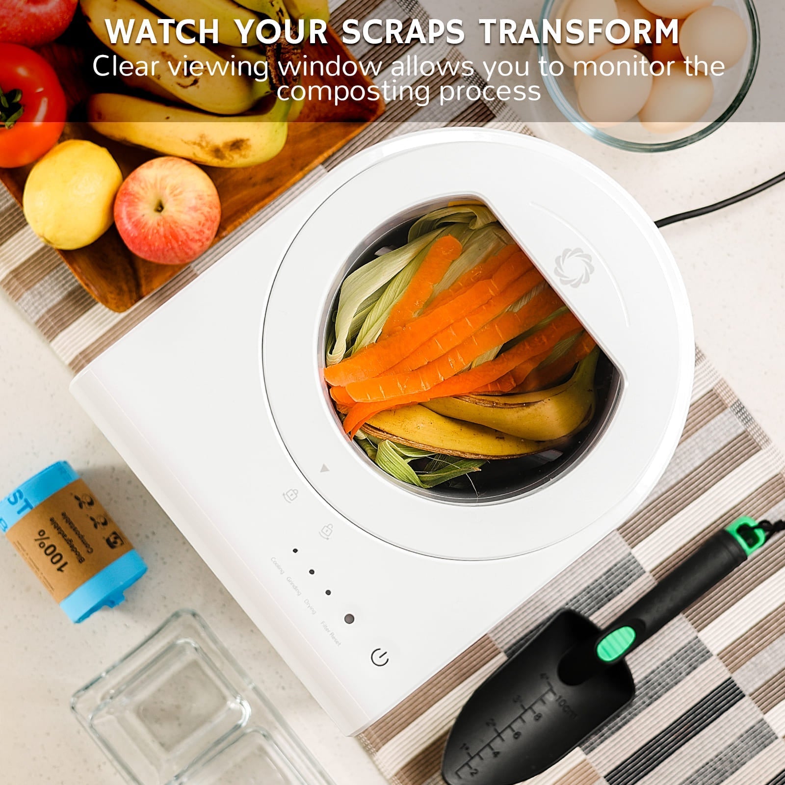 Revive V500 Electric Kitchen Composter, Visual Version