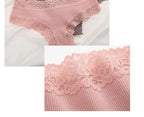 Sexy Lace Cotton Brazilian Pants Women Low Waist Panties Underwear Solid Color Ladies Briefs Lingere Underware Comfortable Women