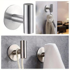 Stainless Steel Hook for Hanging，Coat Towel Hooks for Bathrooms Wall Mount，Heavy-Duty，Bedroom，Kitchen