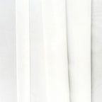 Asazal Solid White Tulle Luxurious Chiffon Sheer Window Curtains For Living Room Modern Voile Organza Drapes Bedroom Decoration