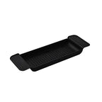 Multi-Function Bathtub Accessories: Retractable Bath Shelf, Tub Storage Rack, Towel Organizer for Bathroom