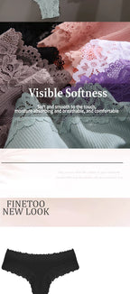 Sexy Lace Cotton Brazilian Pants Women Low Waist Panties Underwear Solid Color Ladies Briefs Lingere Underware Comfortable Women