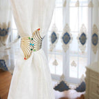 Angel's Wing Curtain Strap Modern Simple Curtain Clip Without Punching And Installation Of Metal Decorative Curtain Buckle Curtain Tiebacks Clips For Window Drapes Holdbacks Decorative Sheer Curtain Tiebacks For Girl' Room