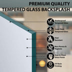 Mosaic Tree Tempered Glass Backsplash – Kitchen Backsplash for Stove or Sink