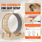 Cat Exercise Wheel Large Silent Wooden Treadmill 35.8in