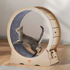 Cat Exercise Wheel Large Silent Wooden Treadmill 35.8in