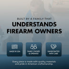Hidden Gun Safe Picture Frame - Handcrafted Gun Concealment Furniture - Quick Access Picture Frame Safe with Magnetic Lock for Discreet & Secure Gun Storage