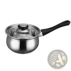 Stainless Steel Cookware Set 12 Piece with Glass Lids