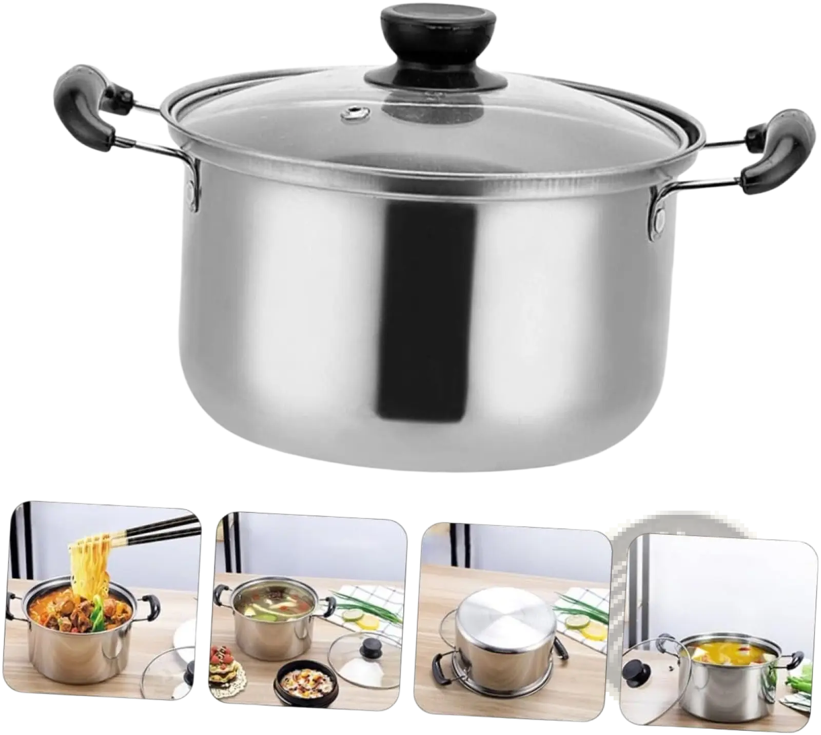 Stainless Steel Induction Cookware Set 5 Pieces