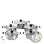 Stainless Steel Induction Cookware Set 5 Pieces